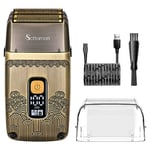 Scttomon Rasoirs éLectriques Rasoirs Pour Hommes Rasoirs éLectriques Rechargeables Rasoirs De Voyage à Trois Lames Rasoirs Professionnels éTanches Sans Fil