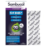 Sambucol Black Elderberry Powder for Baby 14 Sachets Vtiman C & D Immune Support