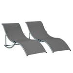 Set of 2 Zero Gravity Lounge Chair Recliners Sun Lounger