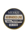 Merks Multifilament Yellow 300m 8X Braided 0,45mm