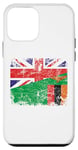 iPhone 12 mini United Kingdom UK Zambia Flags | Half Zambian British Roots Case