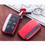 For Land Rover A9 Range Rover Sport 4Evoque Freelander 2 Discovery, New Soft TPU Car Smart Key Case Cover Remote Shell Accessories