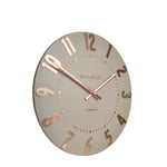 Thomas Kent Mulberry Wall Clock Rose Gold - 12 inch