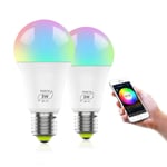 Smart LED Light Bulb,E27 5W(40W Equivalent) Dimmable Light Bulbs No Hub Required,Work with Alexa,Google Home Assistant,IFTTT