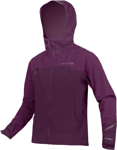 Endura MT500 Vattentät Jacka Aubergine - Storlek Large