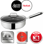Jamie Oliver by Tefal Saute Pan and Lid 25cm 2.8L Induction Compatible CLEARANCE