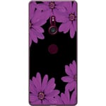 Sony Xperia XZ3 Transparent Mobilskal Blomster