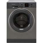 Hotpoint NSWM1043CGGUKN 10Kg Washing Machine with 1400 rpm - Graphite - C Rated