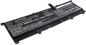 Batteri FW8KR for Dell, 11.4V, 6500 mAh
