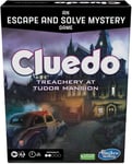 Hasbro Gaming, Cluedo Board Game Treachery at Tudor Mansion, Escape Room...