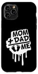 iPhone 11 Pro Pregnant Mom Plus Dad Me Belly Pregnancy Baby Math Saying Case