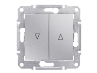 Sedna 2gång tryckknapp 10A aluminium med elektriskt lås SDN1300160