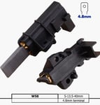 For Samsung Washing Machine Washer Dryer Motor Carbon Brushes Terminal 4.8mm