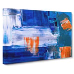 Abstract Art Vol.367 by S.Johnson Canvas Print for Living Room Bedroom Home Office Décor, Wall Art Picture Ready to Hang, 30 x 20 Inch (76 x 50 cm)