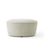 Cairn Pouf, Oval Fabric Cat. 3 Safire Col. 00