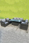 Rattan Outdoor Lifting Adjustable Dining Coffee Table Sets Love Sofa 3 Seater Sofa Reclining Chairs