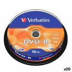 DVD-R Verbatim 4,7 GB 16x (20 antal)