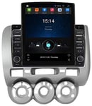 Android Autoradio GPS Double Din GPS Voiture pour Honda Jazz City 2002-2007 Sat-Nav Radio Voiture 9.7 Pouces 1080P HD Écran Tactile avec Bluetooth WiFi FM Support Commande Au Volant,WiFi:1+16g