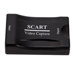 USB2.0 SCART Capture Card Game Video Converter for PS4/Xbox/Switch OBS Live Recording Box