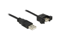 Delock - USB-förlängningskabel - USB till USB - 1 m