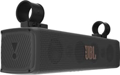JBL Enceinte RallyBar S 21" - Barre de Son Audio Hi-Res Bluetooth d'extérieur pour Véhicules et Bateau Marine avec 8 Haut Parleurs et Caisson de Basse étanches, 150W rms amplifié Pro Son
