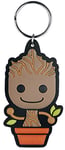 Disney RK38391C Guardians of The Galaxy-Baby Groot Rubber Keychain, Metal, Multicoloured, 4 x 6 x 1.3 cm