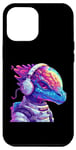 iPhone 14 Pro Max Dragon DJ with Headphones Lover Case