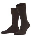 FALKE Men's Airport M SO Wool Cotton Plain 1 Pair Socks, Brown (Brown 5930), 11.5-12.5