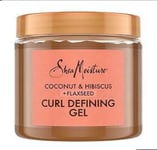 Shea Moisture Coconut &Hibiscus + Flaxseed Curl Defining Gel 431ml Curly Hair