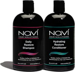 Navi Hair Growth Shampoo and Conditioner Set, Natural DHT Blocker for Thinning H