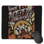Aggretsuko Have A Metal Christmas Customized Designs Non-Slip Rubber Base Gaming Mouse Pads for Mac,22cm×18cm， Pc, Computers. Ideal for Working Or Game