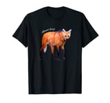 Maned Wolf South American Wild Dog Wolf Lovers Design T-Shirt