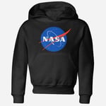 Hybris NASA insignia barn hoodie (Black,3-4 år)