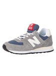 New Balance574 Suede Trainers - Grey/Blue