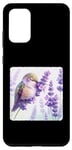 Galaxy S20+ Sleeping Hummingbird On Lavender Branch, Early Dew. Sleep Case