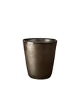 Raw Metallic Brown - Double Wall Mug Home Tableware Cups & Mugs Coffee Cups Brown Aida