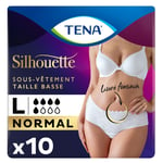 Protections Lady Silhouette Normal Large Tena - Le Paquet De 10
