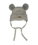 Mini Dreams mössa Pom Pom 6-12 mån, grey