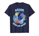 Disney Pixar Finding Dory Here We Come Text T-Shirt