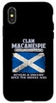 iPhone X/XS Clan MacAnespie Scottish MacAnespie surname Case