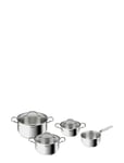 Intuition 7 Pcs Set Stainless Steel Home Kitchen Pots & Pans Saucepan Sets Silver Tefal