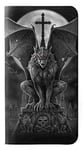 Gargoyle Devil Demon PU Leather Flip Case Cover For Samsung Galaxy A3 (2017)