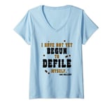 Womens I have not yet begun to defile myself - Doc Holliday V-Neck T-Shirt