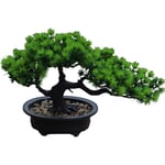Konstgjord bonsai-träd falsk växtkruka dekoration Konstgjord