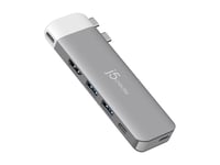 J5create Jcd394 - Dockningsstation - För Laptop - Usb-C - Hdmi, Dp - 100 Watt