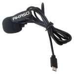 AKASO 7LE/4/4 Pro / EK7000 Pro / V50X Action Camera USB-C Mikrofon - Svart