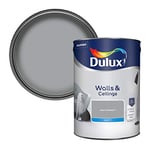 Dulux 5278709 Walls & Ceilings Matt Emulsion Paint, Warm Pewter, 5 Litre