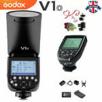 Godox V1O 2.4G TTL HSS 1/8000s Round Head Flash with XPRO-O trigger for Olympus