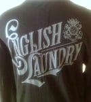 English Laundry Long Sleeve Black Button Front T-shirt - NWT