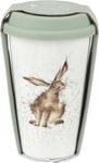 Wrendale WNKE78753-XW Travel Mug, Porcelain, Multi Coloured, 9.5 X 9.5 X 15 Cm